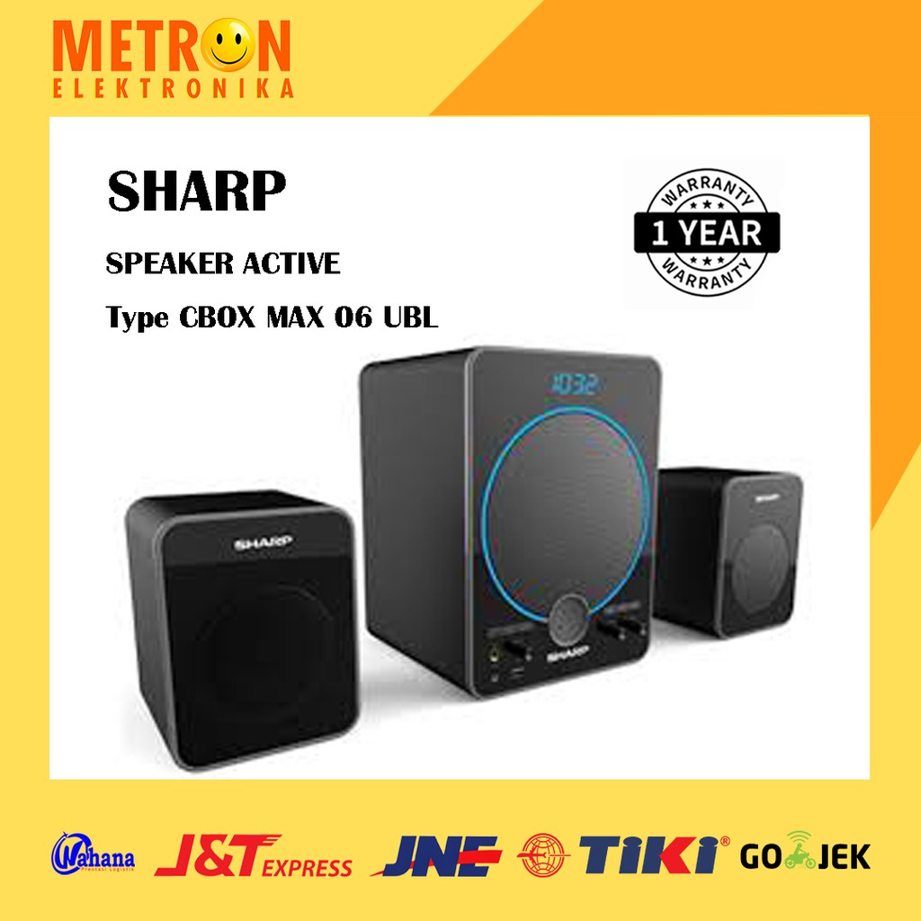 SHARP CBOX MAX 06 UBL / SPEAKER ACTIVE MULTIMEDIA / CBOXMAX06UBL