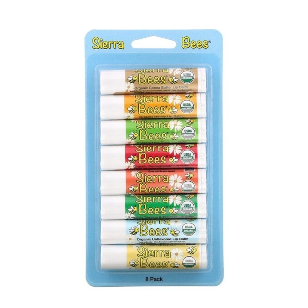 Sierra Bees - Organic lip balm 100% ORI USA exp 07/24