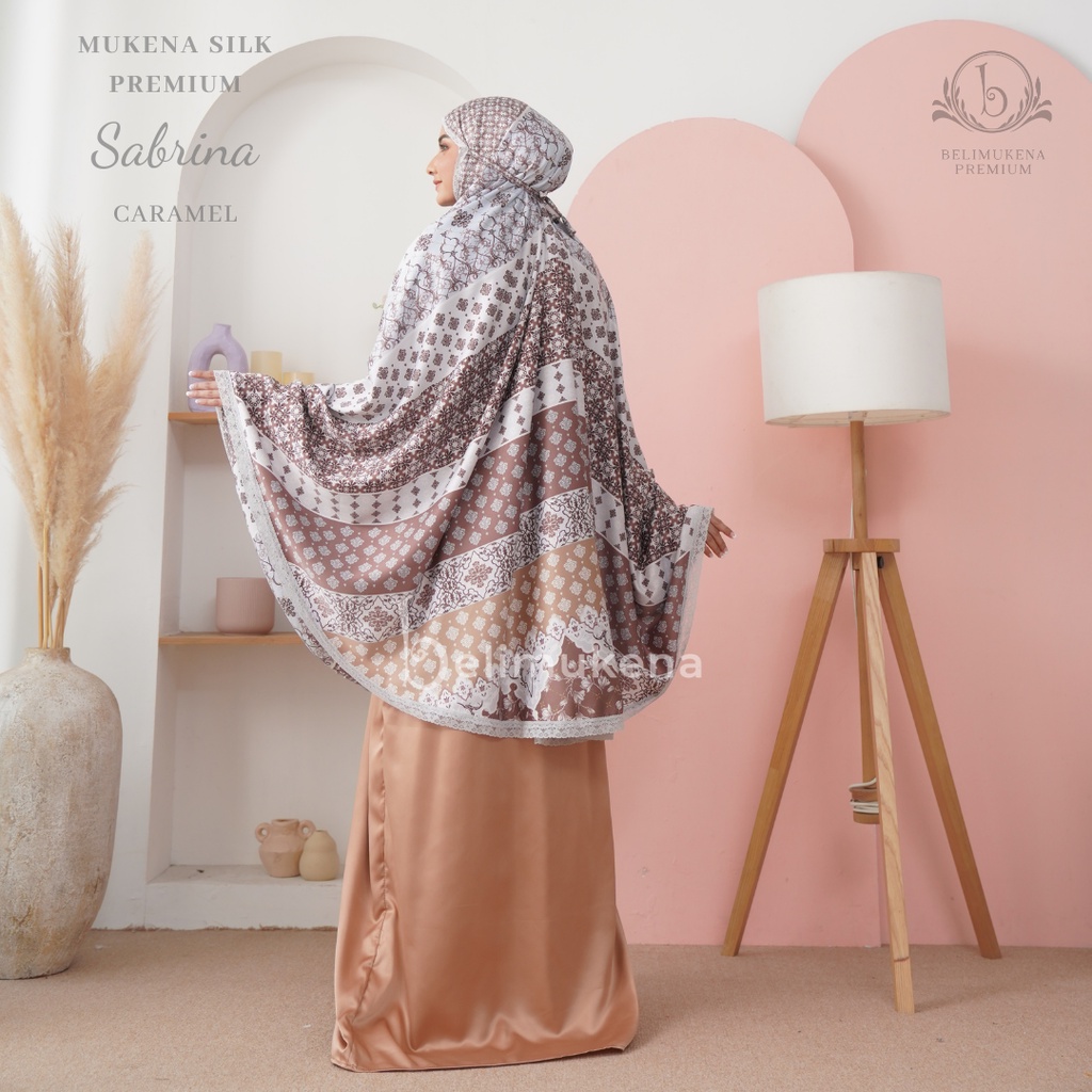 Mukena Silk Premium 2in1 Sabrina Set Sajadah