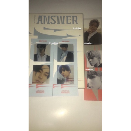 PHOTOCARD OFFICIAL JAKE ENHYPEN & ALBUM ONLY YET ENHYPEN