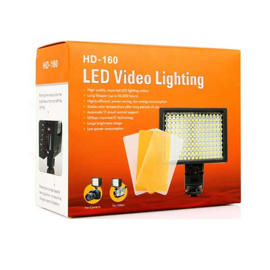 HD-160 LED Video Lighting Lampu Kamera