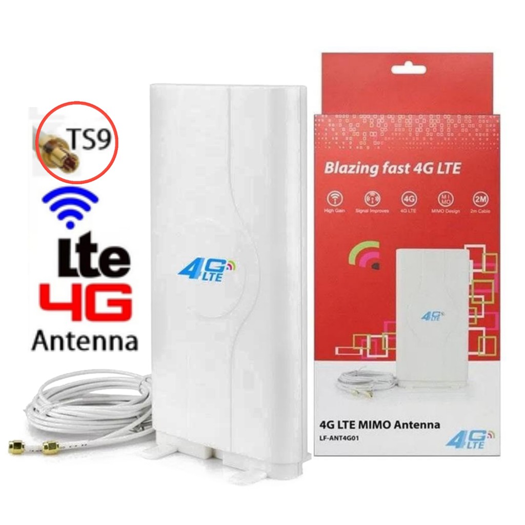 Antena Penguat 4G Modem Omni Minimax G45 Antena Eksternal 4G LTE 45dBi dengan Konektor TS9