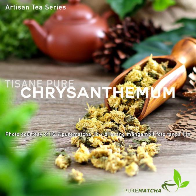 

[[BISA COD]] Artisan Tea Cafe - Pure Dried Chrysanthemum 200g Flower Bunga Kering HEMAT Kode 810