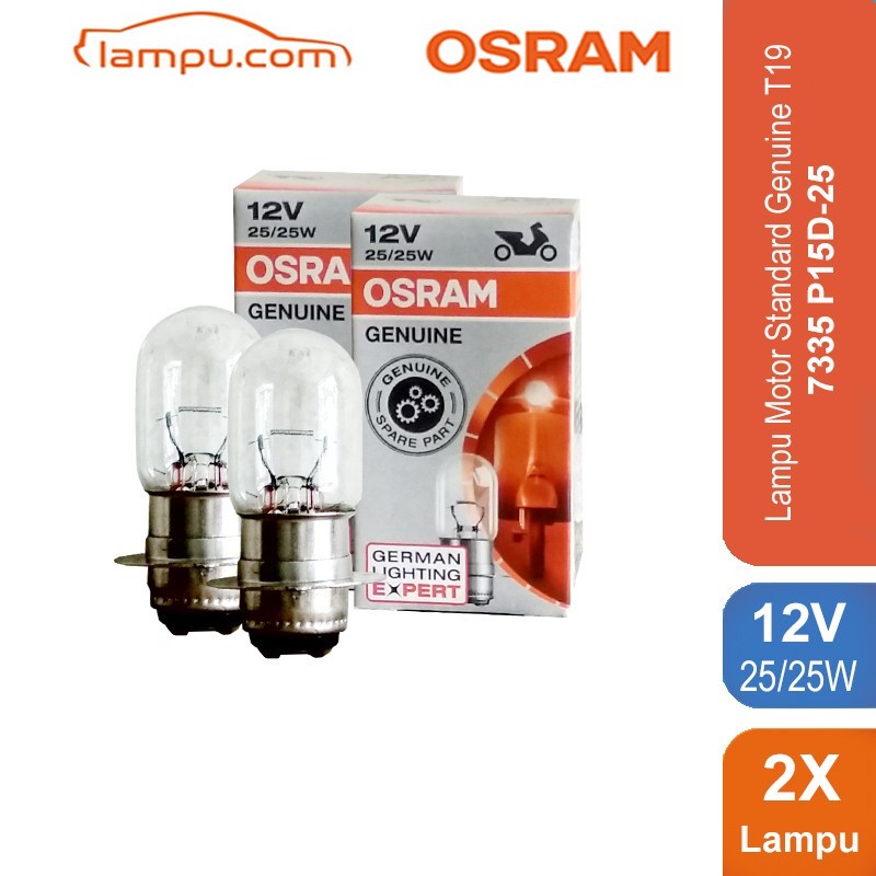 Bohlam Osram Lampu BoHlam Depan Halogen 12V 35W Motor Bebek / Matic BOLAM MOTOR OSRAM / LAMPU OSRAM