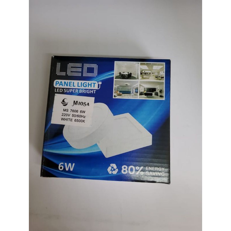 Lampu Panel OB 6 Watt / MS-7606 OB 6 WATT Kotak