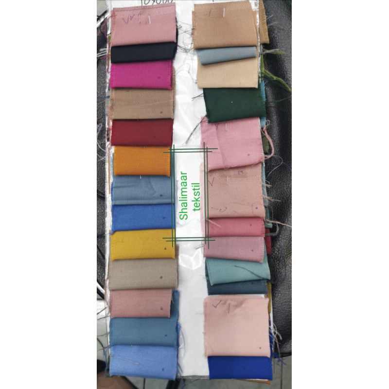 kain toyobo. akurasi hasil foto 85%. warna2 ada pd foto.
