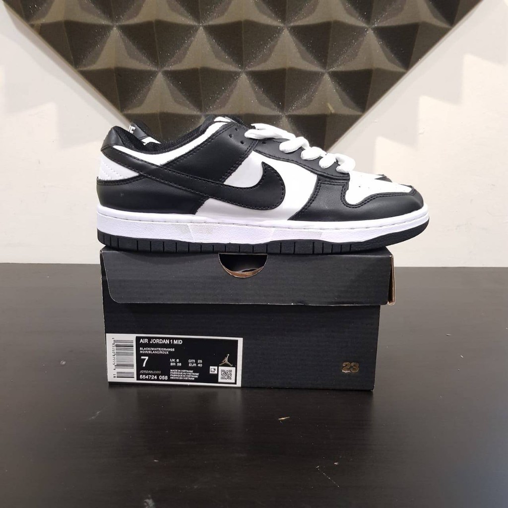Nike sb Dunk Low Black White unisex size original PK