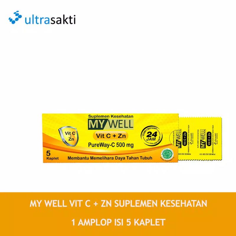 Mywell Vitamin C+Zn 500Mg