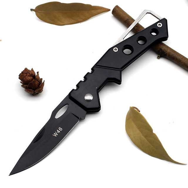 Hui Xuan Zi Pisau Saku Lipat Mini KT 06 Knife Survival Tool Stainless Steel Perlengkapan Outdoor