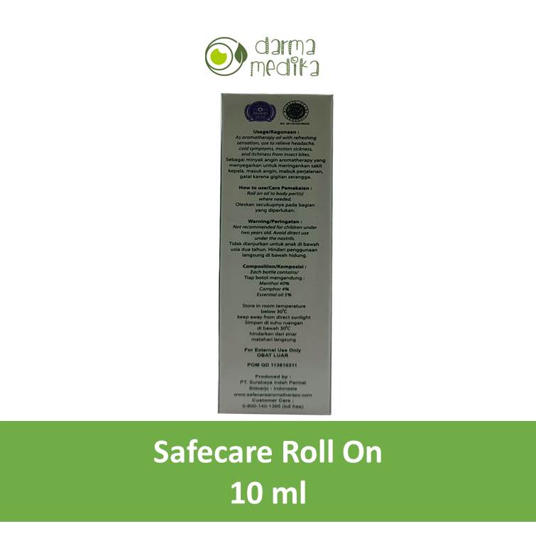 Safecare Safe care Roll-On 10 mlMinyak Angin