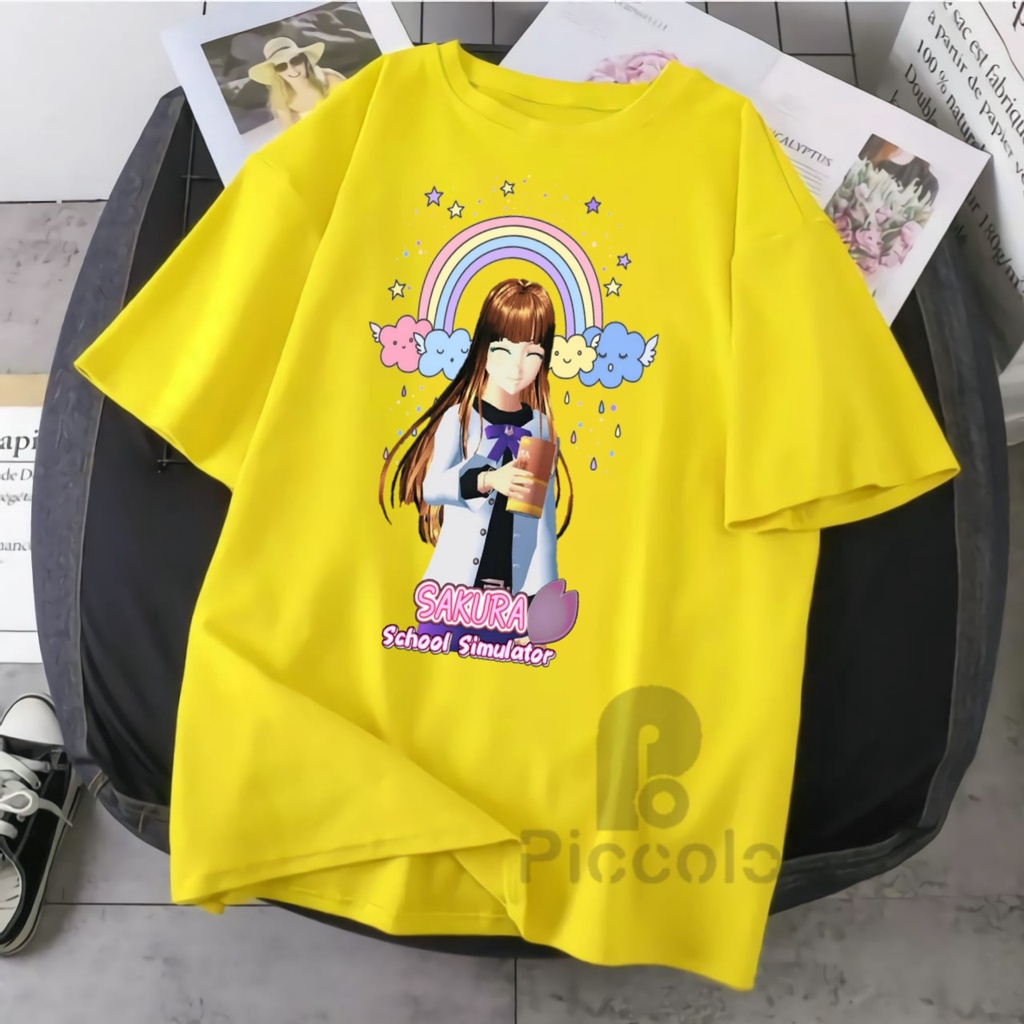 BAJU KAOS ANAK SAKURA SCHOOL SIMULATOR BAHAN PREMIUM