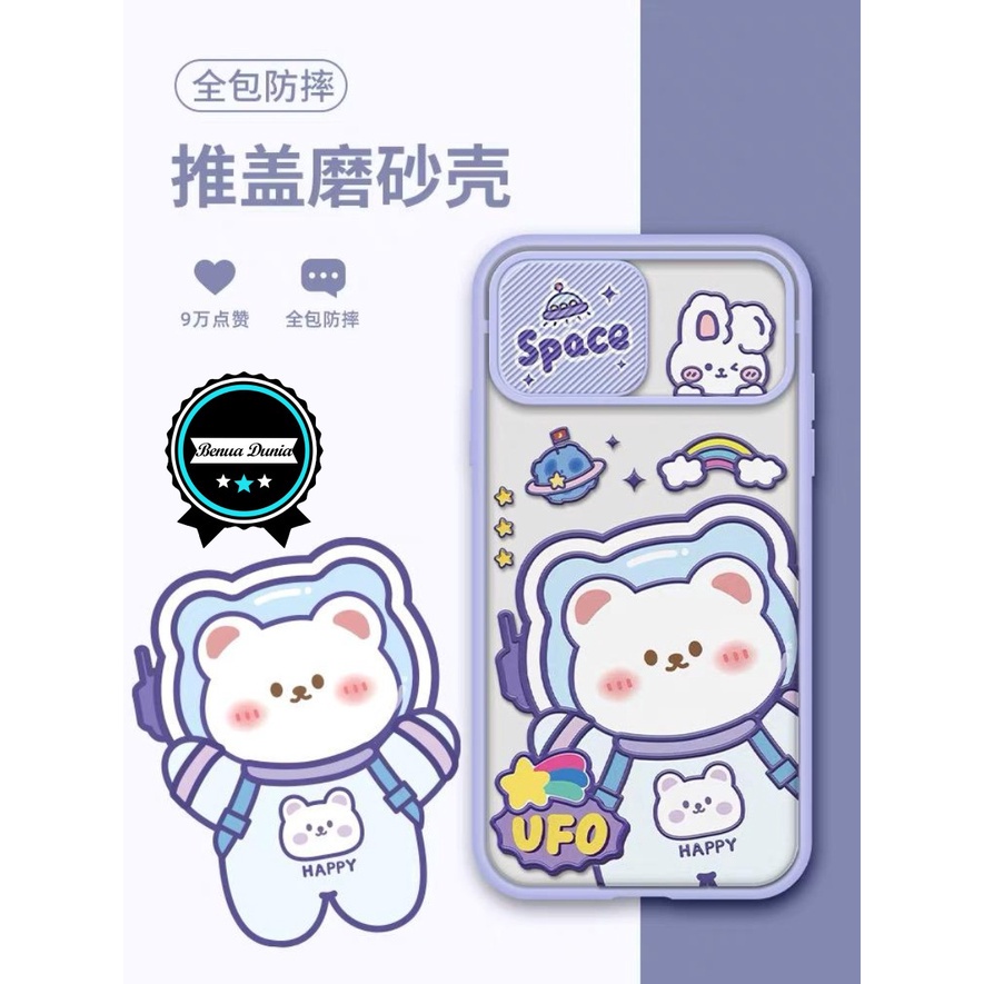 SS070 CASE SLIDE KARAKTER INFINIX SMART 5 6 HOT 8 9 10 11 PLAY 11 11S BD2468