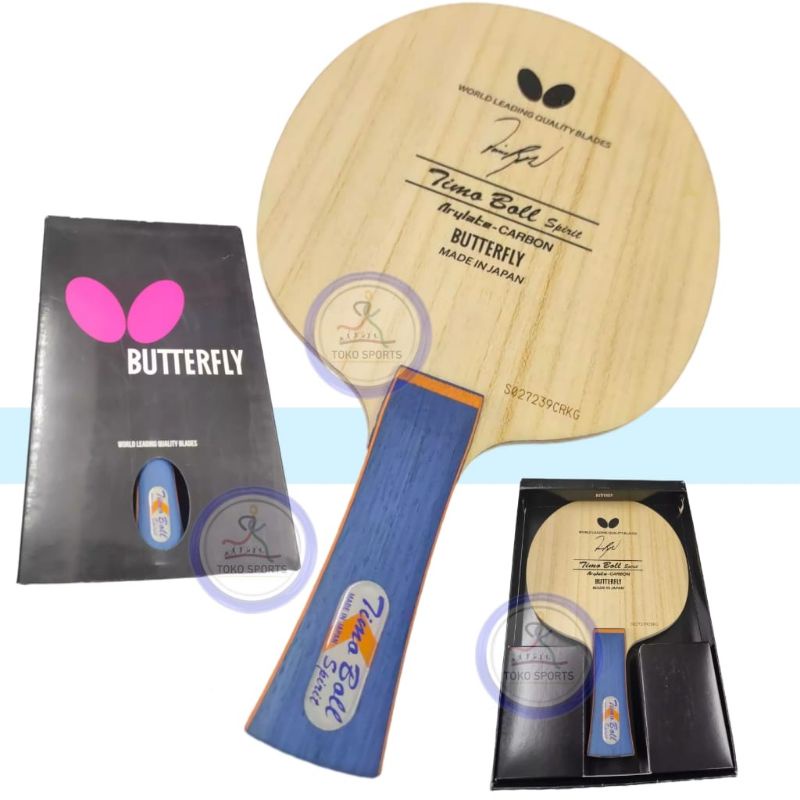 Timo Boll Spirit Kayu Bat Pingpong Butterfly Blade Tenis Meja ALC
