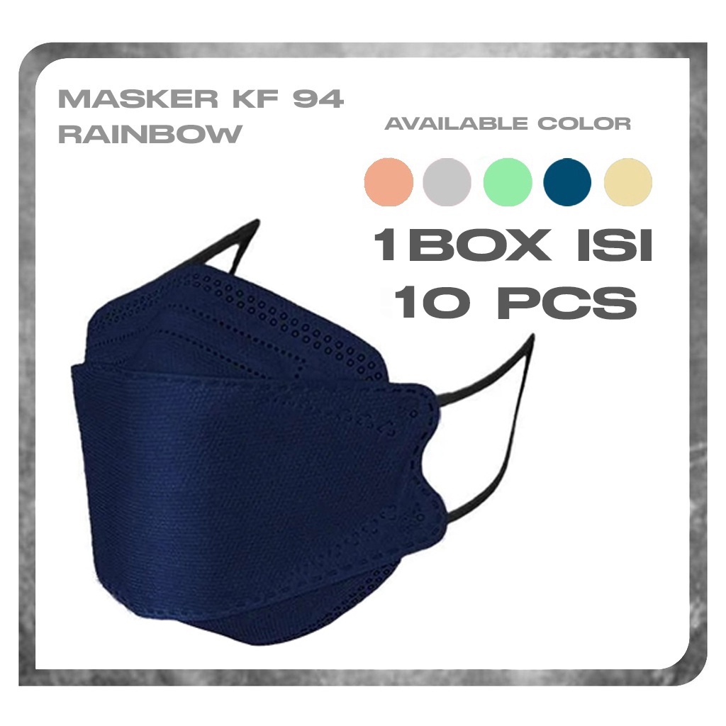 ISI 10 PCS - Masker KF94 Korea 4 Ply 3D Protection / Masker KF94 4Ply Evo 3D Proctection Mask