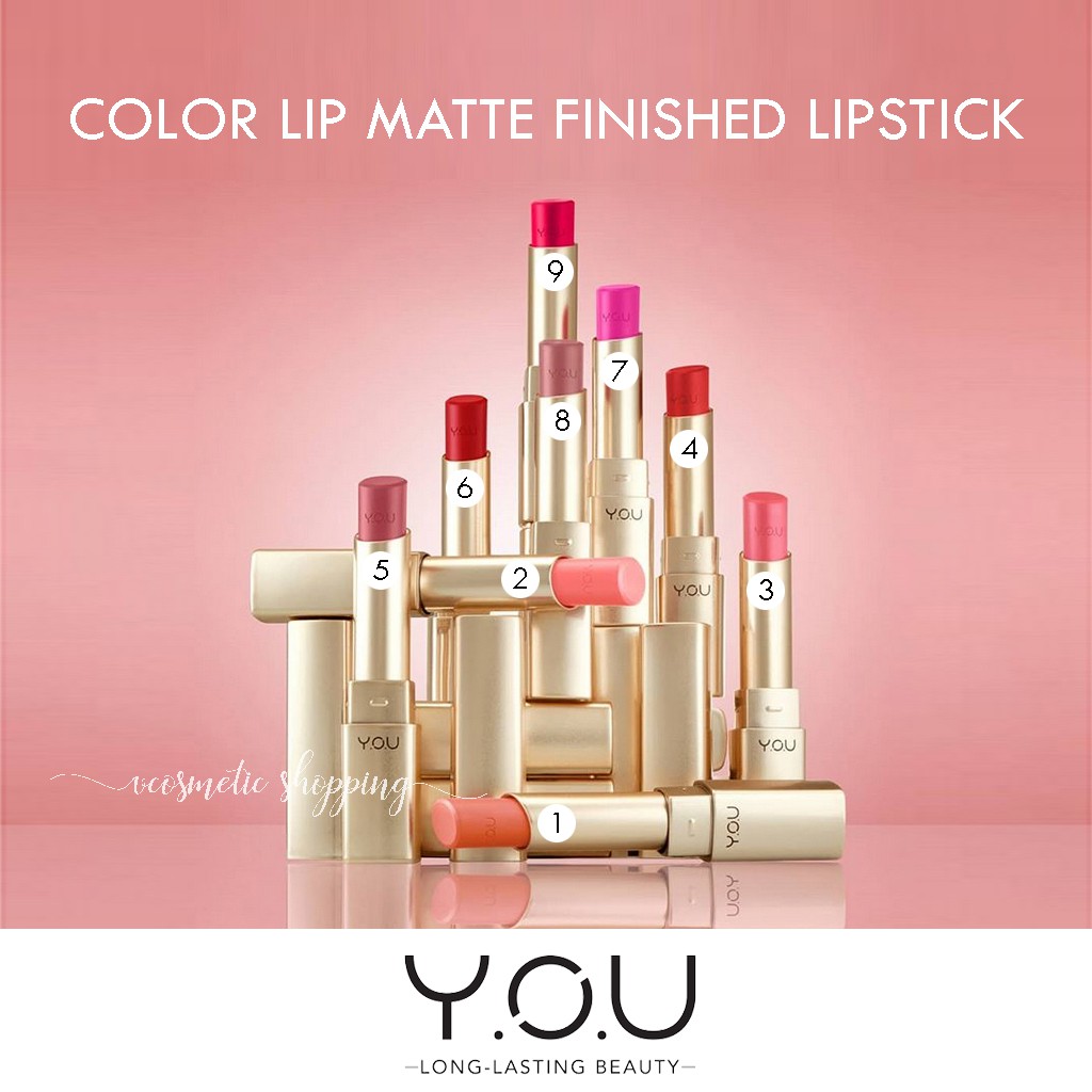 Y.O.U Colorlip Matte Finished Lipstick