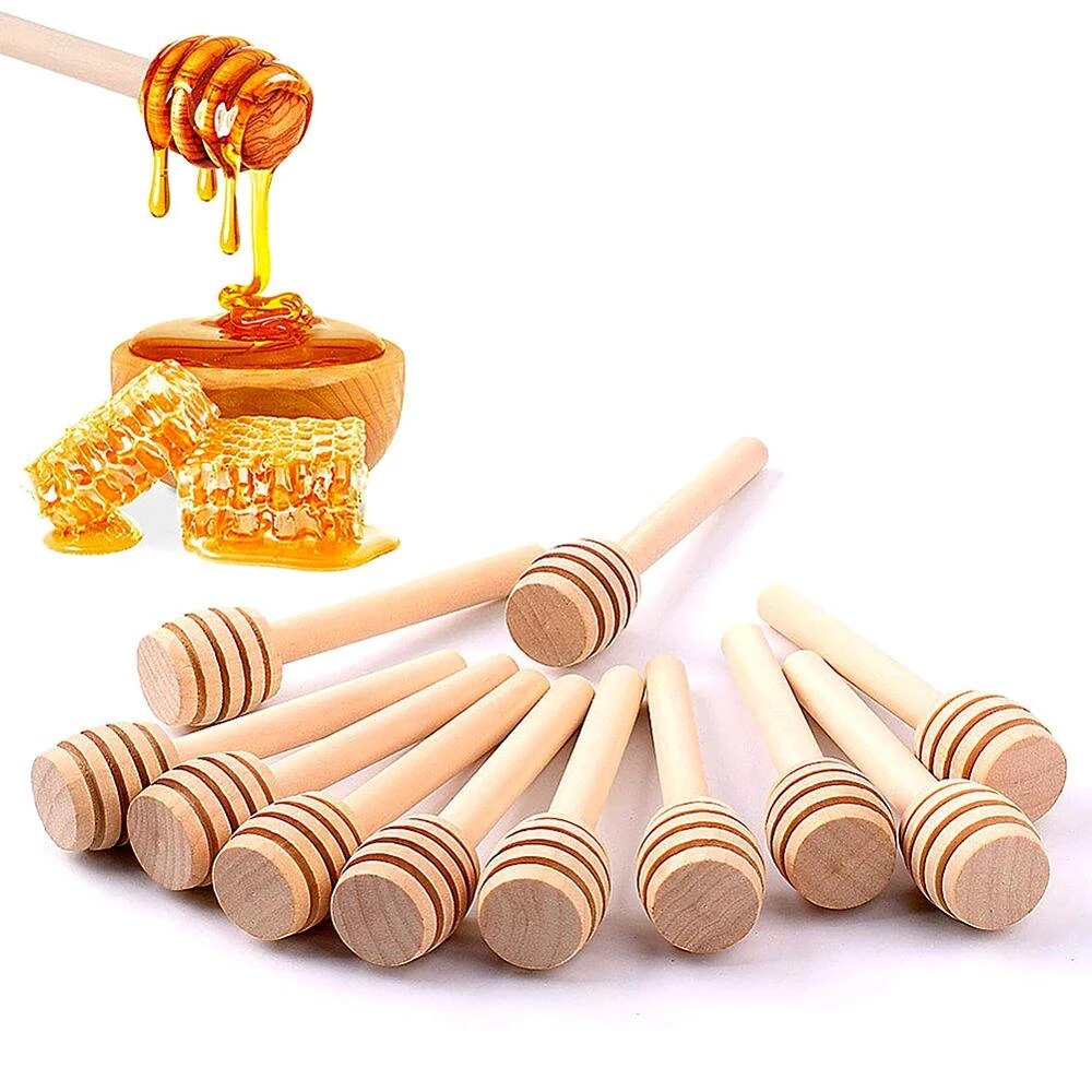 [DEASHOP] SENDOK MADU BAHAN KAYU / HONEY DIPPER WOOD / NATURAL WOOD HONEY SPOON / SENDOK TAKAR MADU