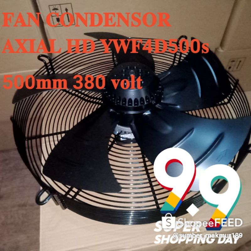 FAN CONDENSOR AXIAL HD YWF4D500s 380 𝒗𝒐𝒍𝒕