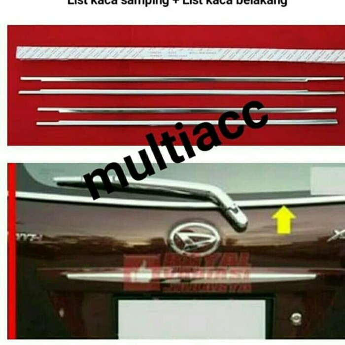 Paket List Kaca Samping+ Belakang Mobil Grand New Avanza Dan Xenia - ZIVARIASI