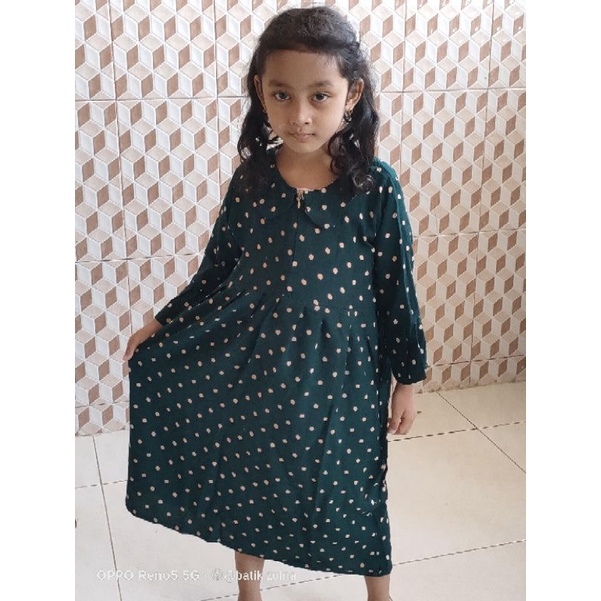 GAMIS ANAK TERBARU 2023||GAMIS MIDI TERBARU||RAYON SUPER