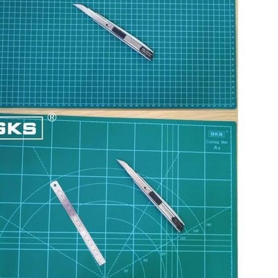 

♝ Work Cutting Mat Pad Alas Potong Cutter Kerajinan Kertas Arsitek A3 ֍