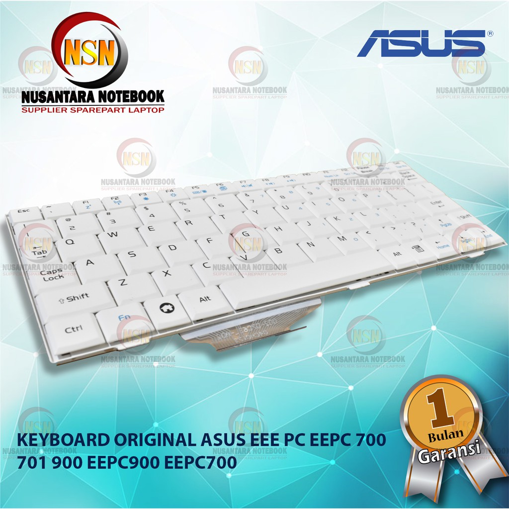 Keyboard Original Asus EEE PC EEPC 700 701 900 EEPC900 EEPC700 White