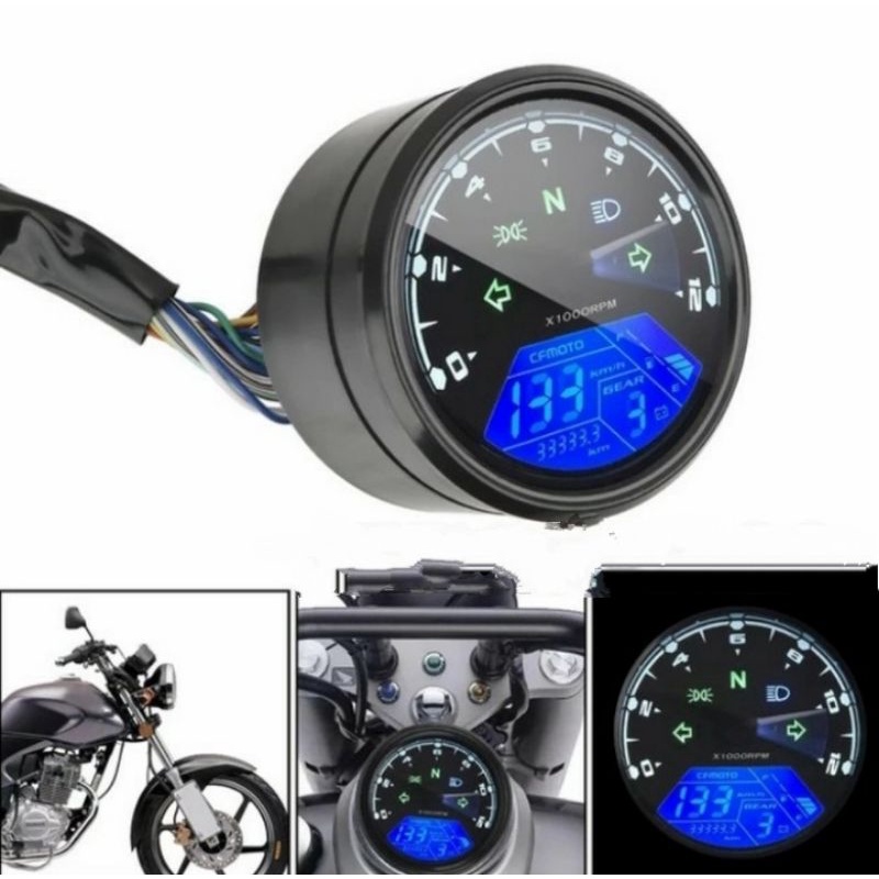 spedometer bulat/spidometer universal motor digital