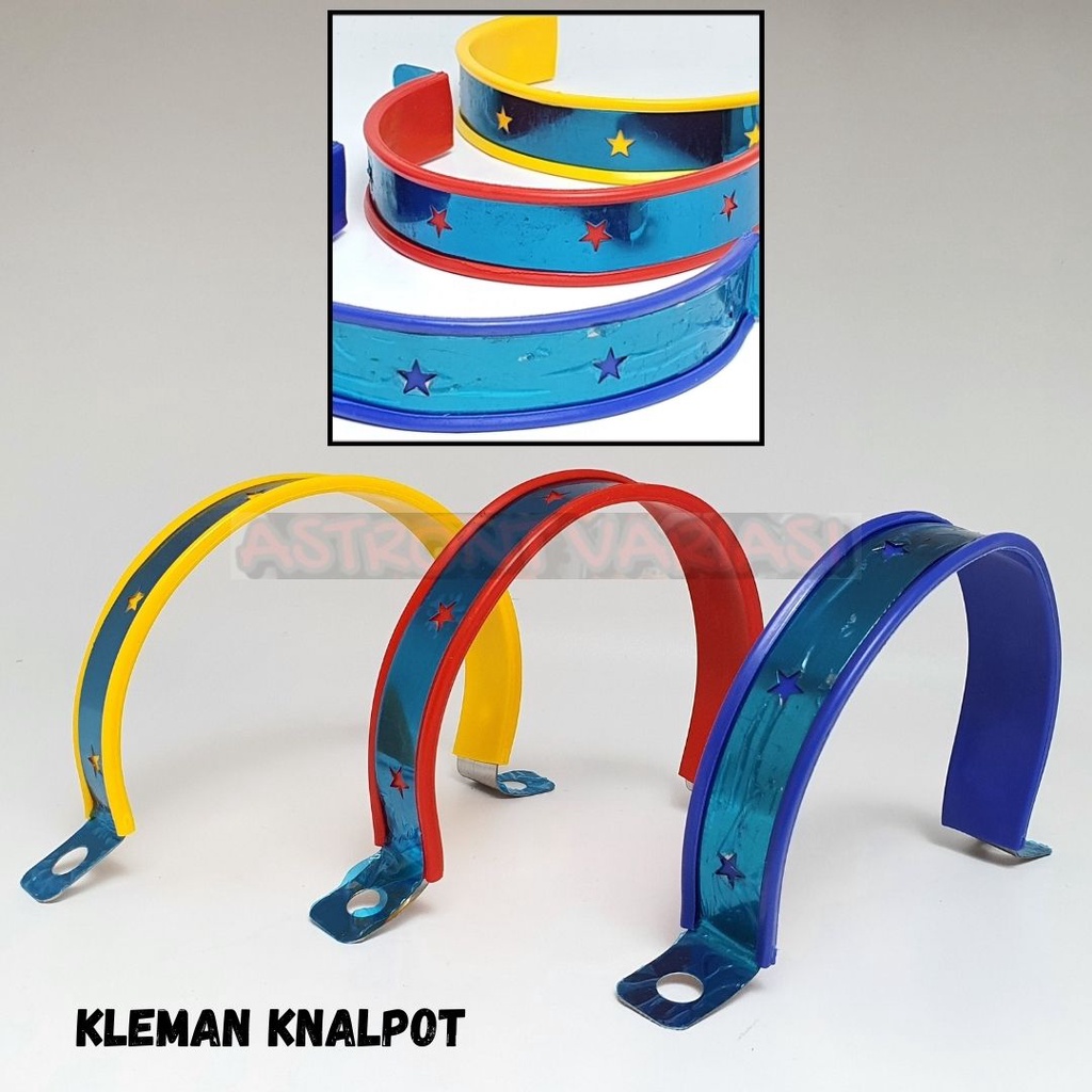 Kleman Klem Knalpot Oval Bahan Rubber Breket Bracket Knalpot Racing Motor Universal