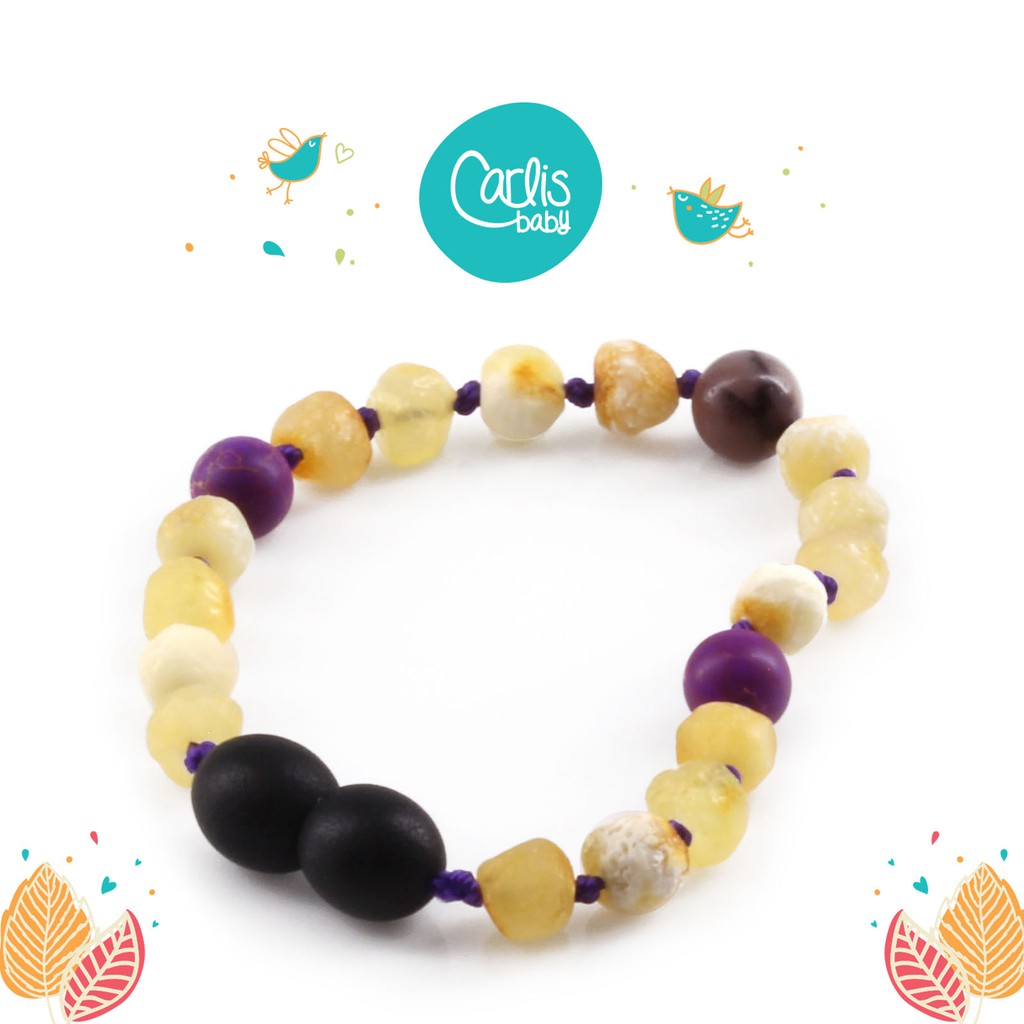 AGL33 Gelang Amber Tumbuh Gigi Bayi By Carlis Baby