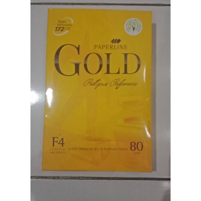 

Dijual kertas GOLD F4 80 gram