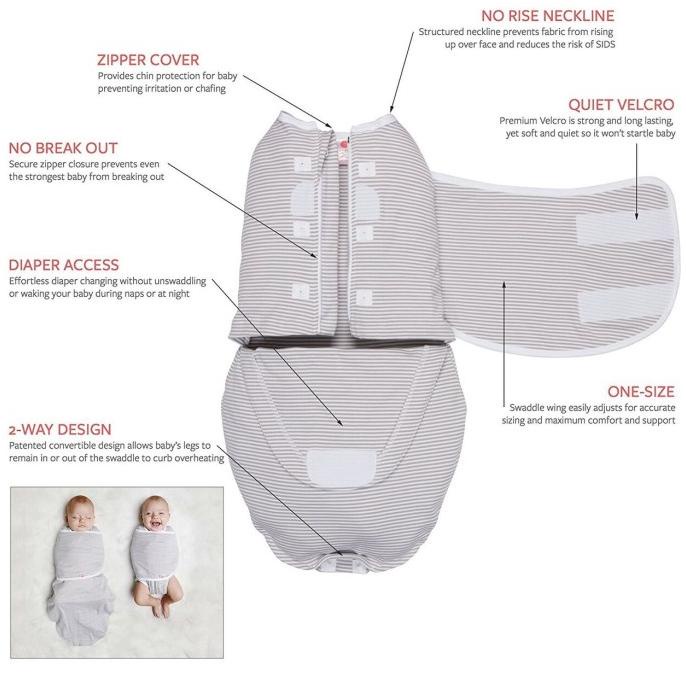 Embe - 2-Way Swaddle | Bedong Instan