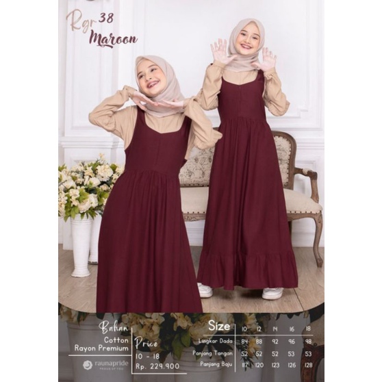 Gamis remaja rauna RGR 38