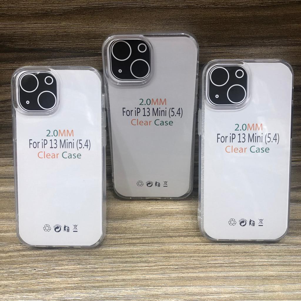 C/C- IPHONE 13 MINI 5.4in,IPHONE 13 6.1in, IPHONE 13 PRO 6.1in,IPHONE 13 PRO MAX 6.7in,IPHONE 12 MINI 5.4INCH,IPHONE 12 PRO 6,1 INCH,IPHONE 12 PRO MAX 6.7INCH SOFT CASE BENING TEBAL 2.00MM SILIKON CASE JELLY CASE CLEAR CASE TRANSPARANT OEM PREMIUM CASE