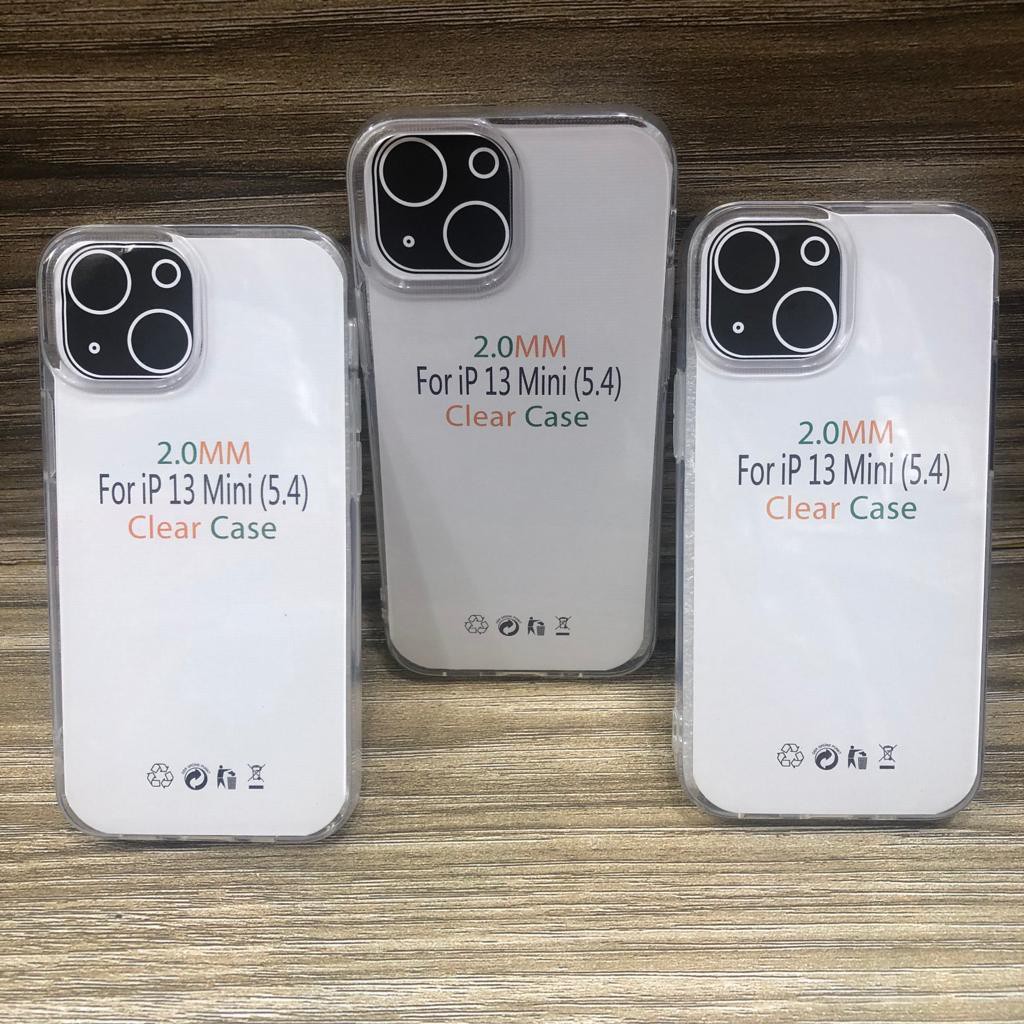 C/C- IPHONE 13 MINI 5.4in,IPHONE 13 6.1in, IPHONE 13 PRO 6.1in,IPHONE 13 PRO MAX 6.7in,IPHONE 12 MINI 5.4INCH,IPHONE 12 PRO 6,1 INCH,IPHONE 12 PRO MAX 6.7INCH SOFT CASE BENING TEBAL 2.00MM SILIKON CASE JELLY CASE CLEAR CASE TRANSPARANT OEM PREMIUM CASE