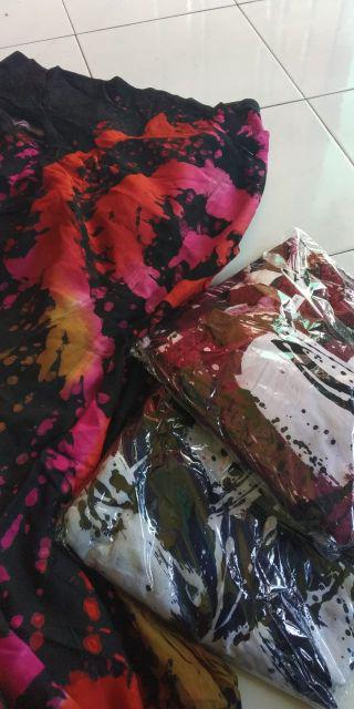 Gamis Motif Sultan | Gamis Batik | Gamis Kekinian Bahan Rayon Viscouse