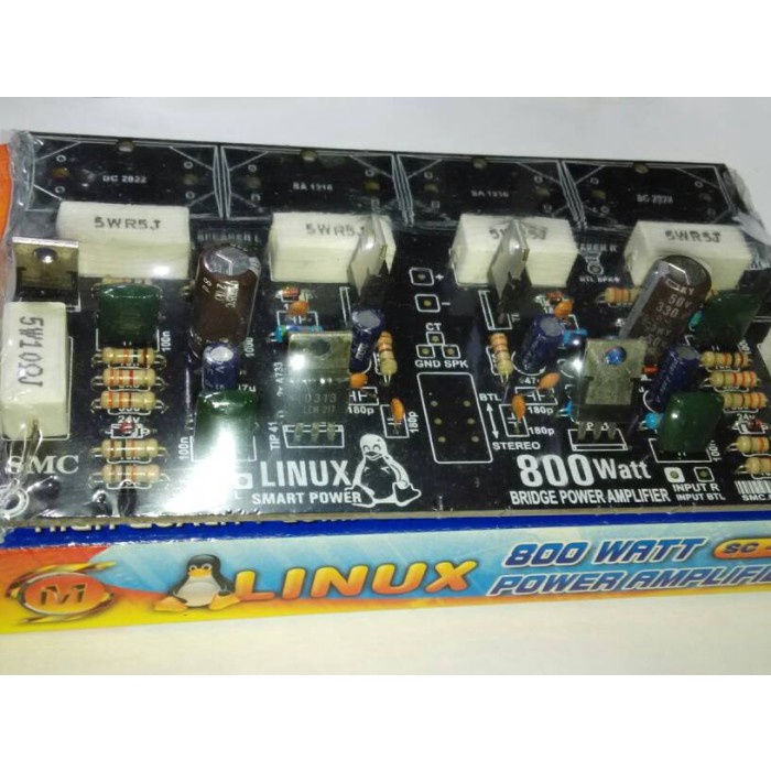 kit power amplifier Linux 800w stereoBTL