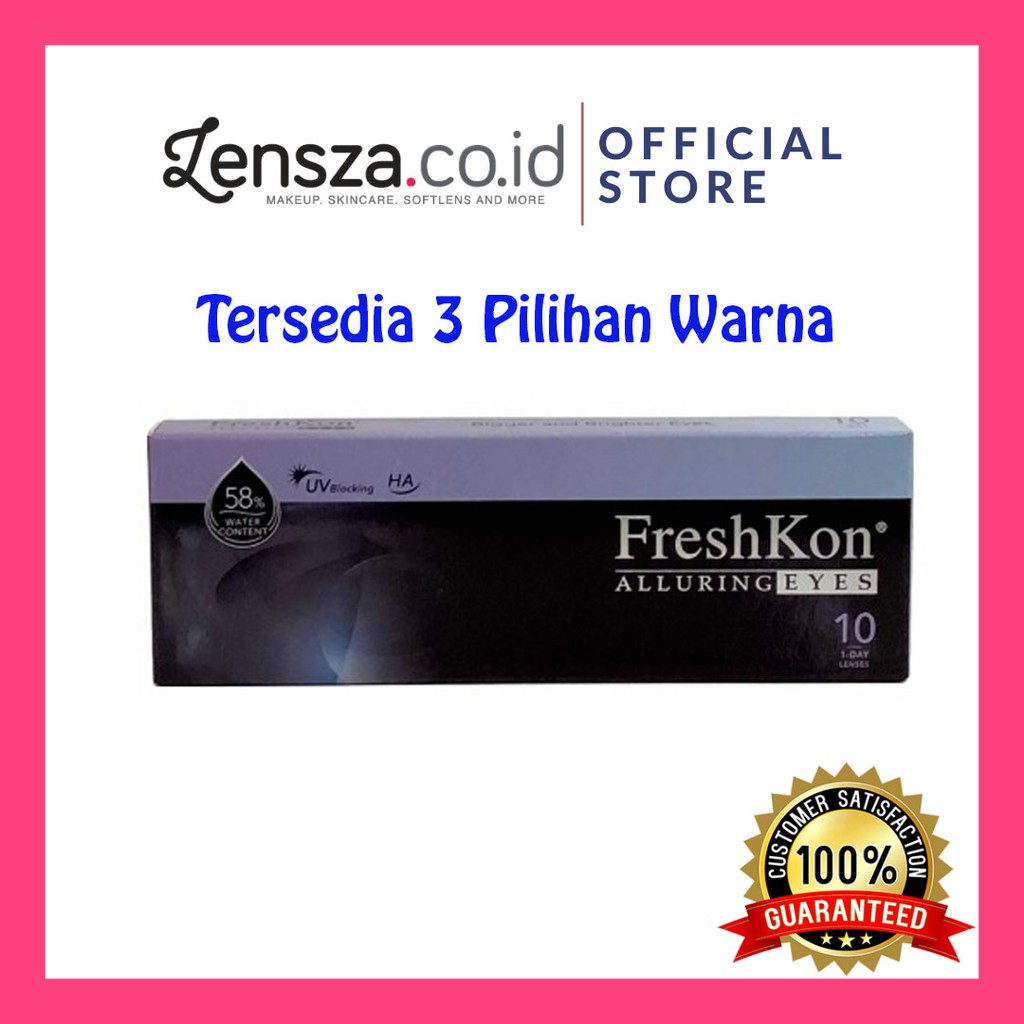 Freshkon Alluring Daily 10pcs / Soflen Harian Alluring Disposable / Softlens Freshkon Warna Alluring 10pcs Baby Eyes