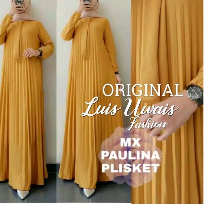 Keluaran Terbaru.. TERMURAH - Gamis Plisket Dari Gamis Muslim Wanita