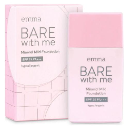 Emina Bare With Me Mineral Mild Foundation 01 Light 30ml