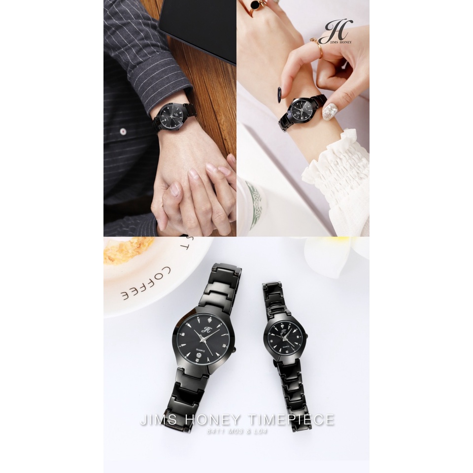 Jimshoney Watch 8411 - Jam Tangan Pria Wanita Couple Original Murah Import Trendy Terbaik