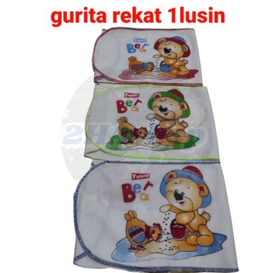 gurita bayi/gurita rekat bayi 1lusin motif terbaru