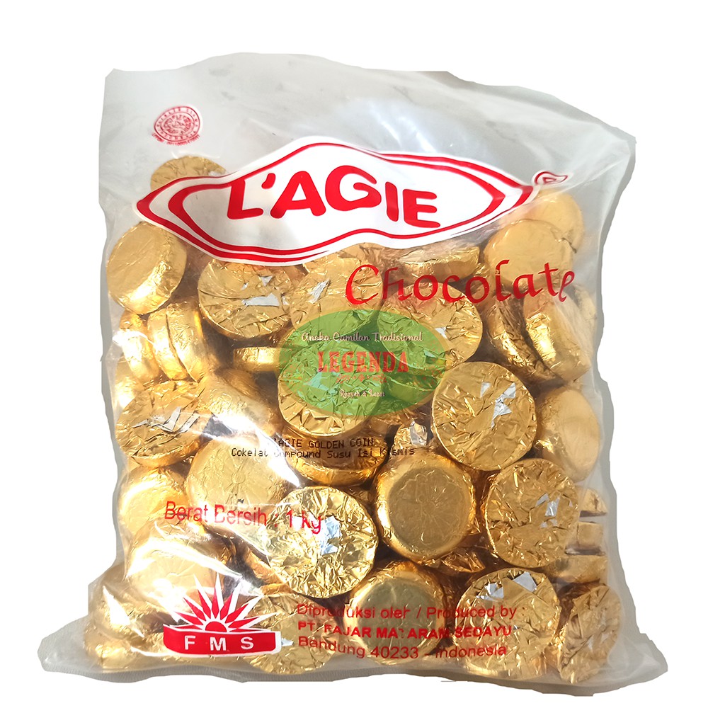 

Coklat Lagie Golden Coin Chocolate Coin Koin - GOLDEN CITY 1kg