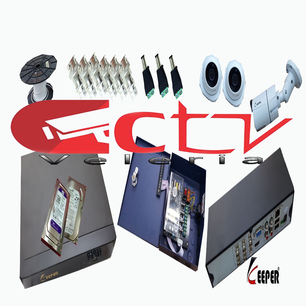 paket cctv-harga paket cctv-paket cctv 3 kamera-paket keeper-gold NO INSTALASI