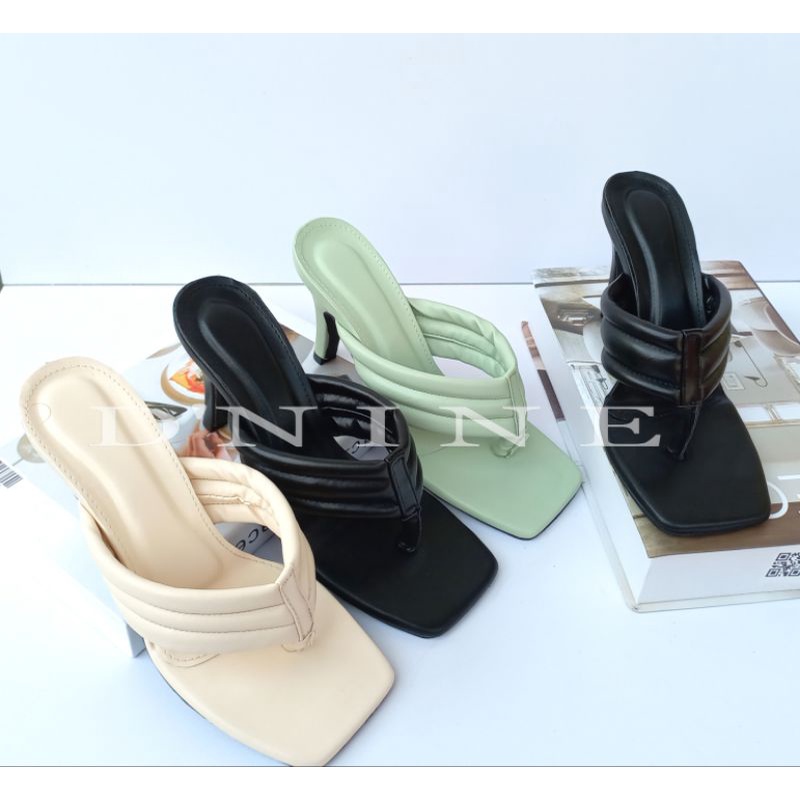 Sasi heels sandal 9cm jepit busah RD 04