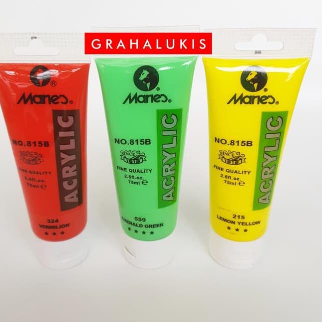 

[PRODUK 7E7NT] Maries Acrylic Colour 75ml / Cat Acrylic Maries 75 ml (kelompok warna 1) SRS