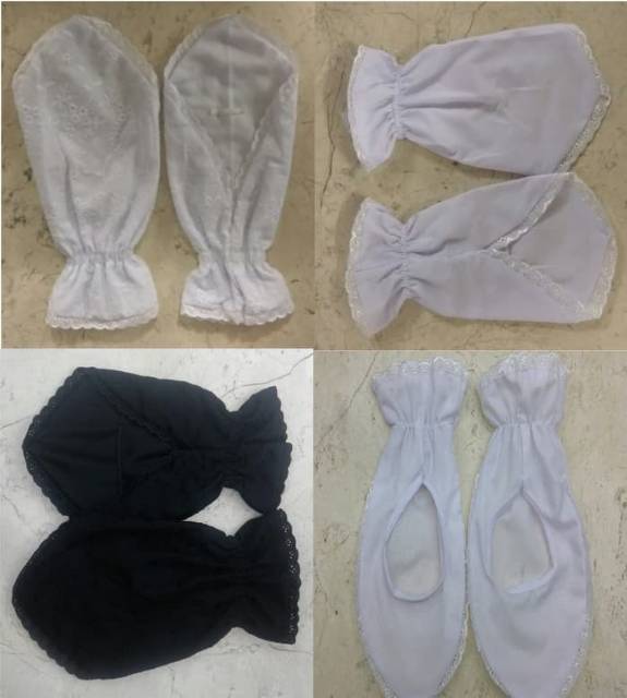 Sarung tangan katun paris hitam