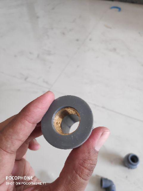 Sdd Kuningan 3/4 X 1/2 Inc - Sock Drat Dalam Faucet Socket Metal