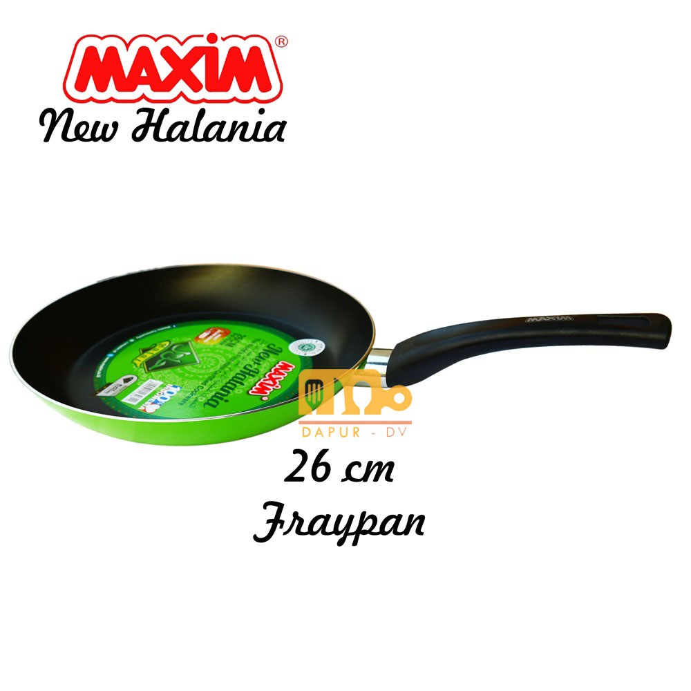 Maxim wajan halania frypan 26 cm HALAL CERTIFIED Teflon Non-Stick Coated