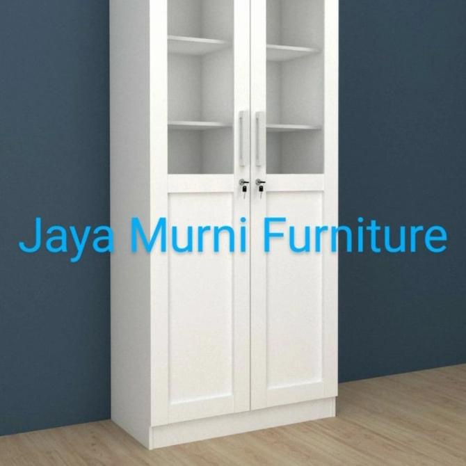 

[[COD]] Lemari Buku Putih Display Cabinet DC KEA 1730 Bellisimo White Kantor LIMITED EDITION Kode 497