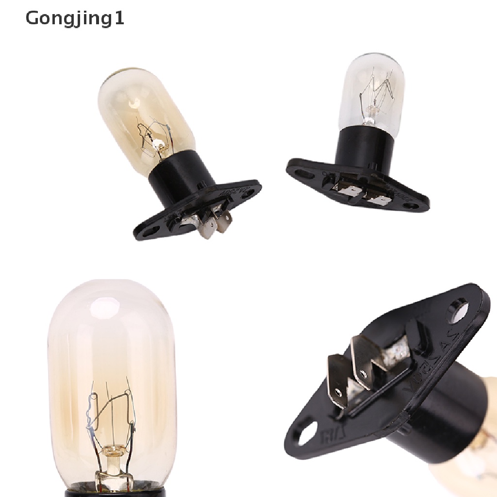 Gongjing1 Lampu Bohlam Microwave Oven 230V 20W Dengan Holder