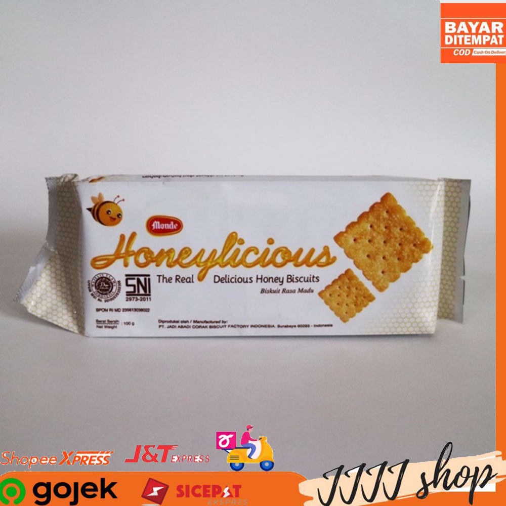 

Monde Honeylicious Biskuit Cemilan Snack Rasa Madu 100 gr